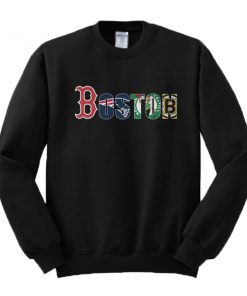 Boston Red Sox New England Patriots Celtics Bruins Sweatshirt