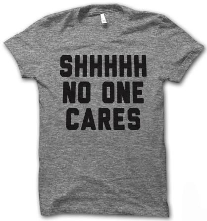 no one cares paris couture shirt