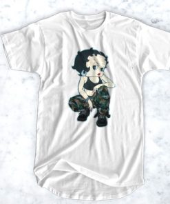 Army Betty Boop T-shirt