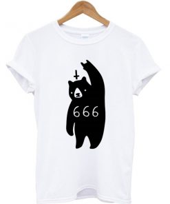 666 Satan Bear T-shirt