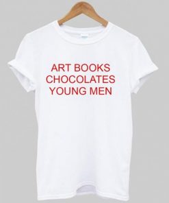 Art Books Chocolates Young Men T-shirt