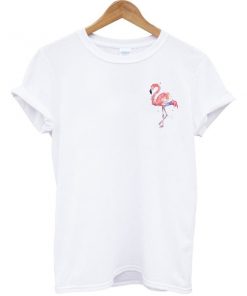 Flamingo Pocket Print T-shirt