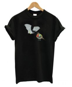 Funny Batman & Robin Bat & Bird T shirt