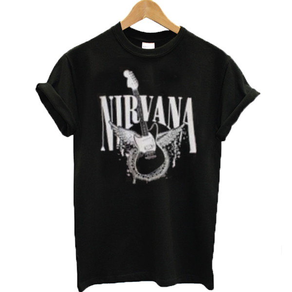 nirvana guitar shirt