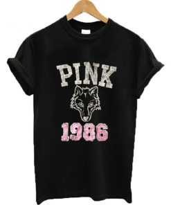 Pink 1986 Wolf T-shirt