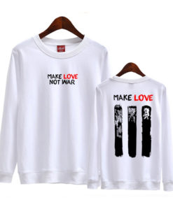 Make Love Not War Graphic Sweatshirt