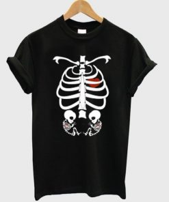 Twins Fetus Skeleton T-shirt