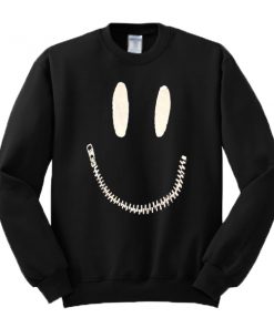 Zipper Mouth Sweatshirt