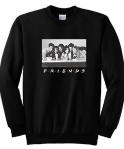 Friends Black And White Sweatshirt