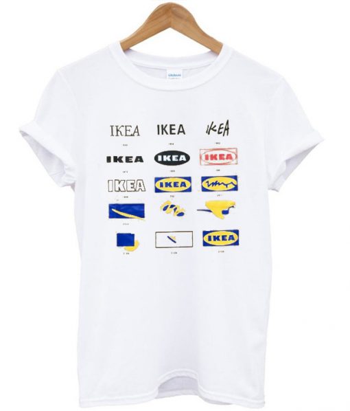 IKEA x STAMPD T Shirt Coordinates Box Logo Limited Edition Graphic Tee Size  S