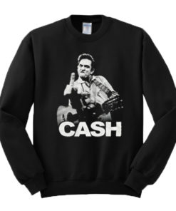 Johnny Cash Middle Finger Sweatshirt