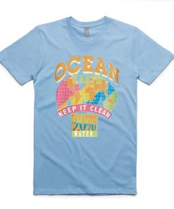 Keep It Clean Ocean Earth 90% Water T-shirt