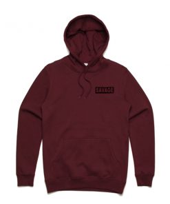 Savage Pocket Print Hoodie
