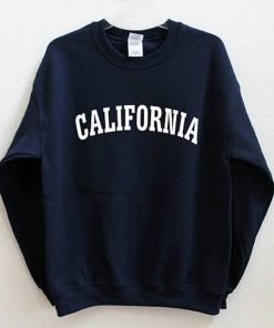 California Graphic Print Sweatshirt