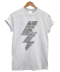 Harry Potter Lightning Bolt Spells T-Shirt