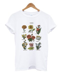 Marigold Sunflower Tulip Flowers T-shirt