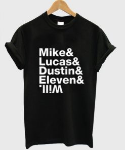 Stranger Things Cast Name T Shirt