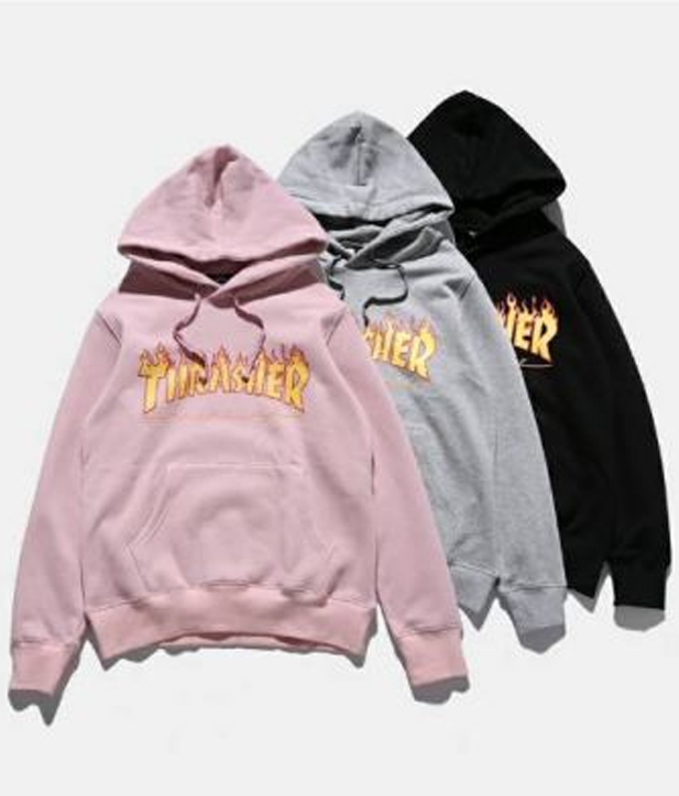 Thrasher Flame Logo Hoodie