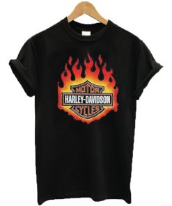 Wild Fire Harley Davidson Logo T Shirt