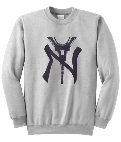 NY Yankees Eiffel Tower Sweatshirt