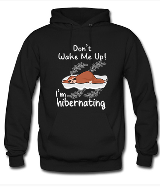 Don't Wake Me Up I'm Hibernating Hoodie