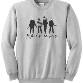 Friends TV Show Horror Character Graphic Sweatshirt