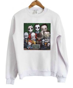 Horror Character Halloween Graphic Sweatshirt