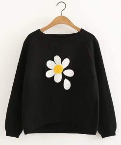 White Flower Sweatshirt