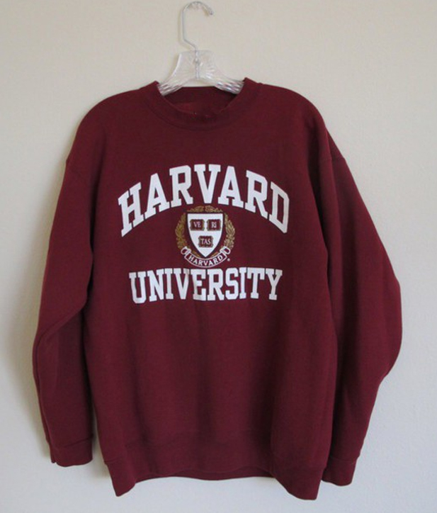 harvard alumni sweatshirt