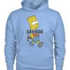 Bart Simpson Savage Hoodie