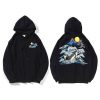 Japanese Aesthetic Waves Hoodie