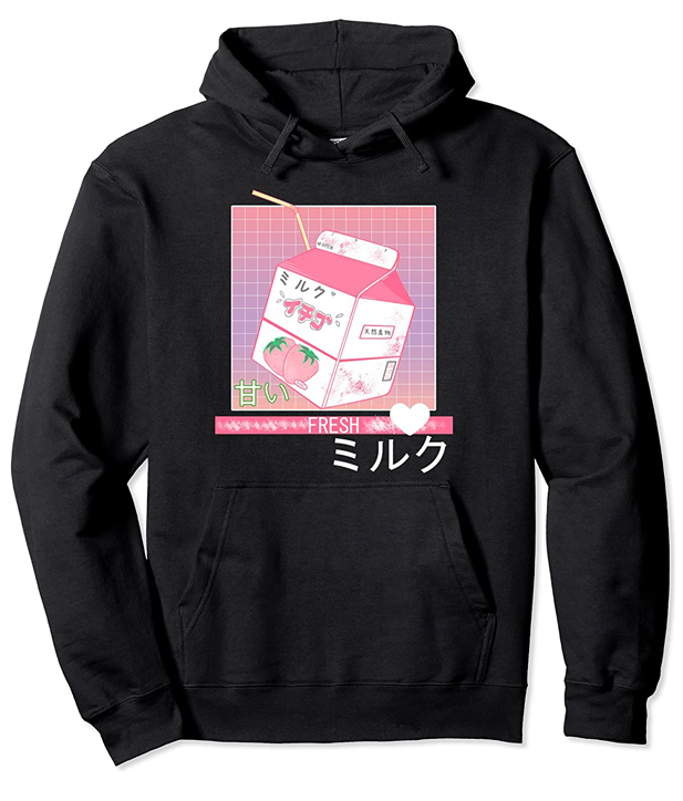 Japanese Otaku Stylish Aestetics Milk Hoodie