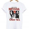 Nirvana in Concert USA '91 T-Shirt