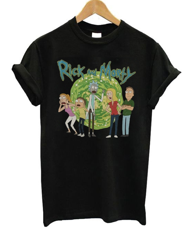 Rick and Morty Family Portal T-shirt
