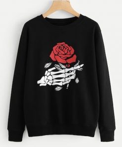Skeleton x Rose Sweatshirt