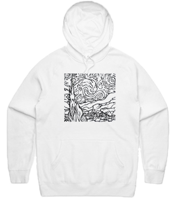 Starry Night Graphic Hoodie