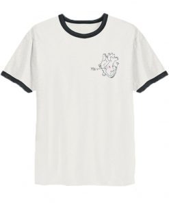 You x Heart You Are In My Heart Ringer T Shirt