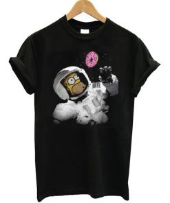 Homer Simpson Astronaut Donut T-Shirt
