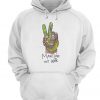 Make Love Not War Peace Hand Sign Hoodie