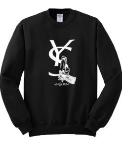 Aint Laurent Gun Sweatshirt