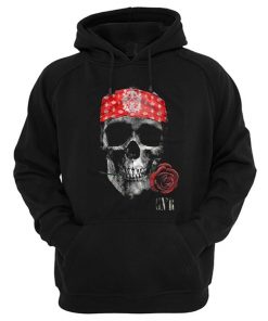 GNR Skull Rose Hoodie