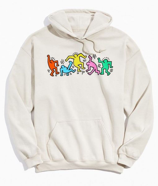 keith haring art hoodie