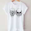 Hear See No Evil Skull T-shirt
