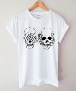 Hear See No Evil Skull T-shirt