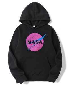 Nasa Pink Logo Hoodie