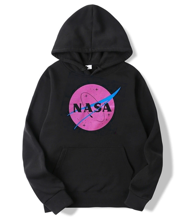 Nasa Pink Logo Hoodie