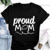 Proud Mom Football Tee
