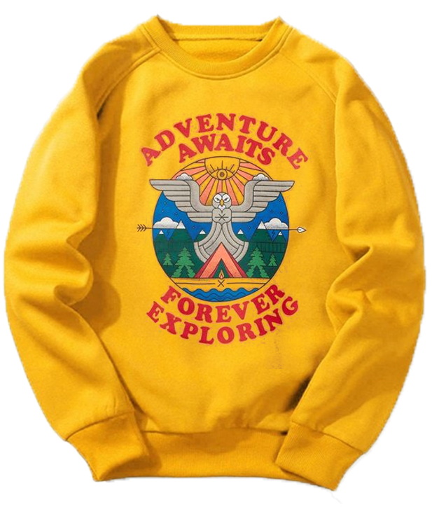 Adventure Awaits Forever Exploring Sweatshirt