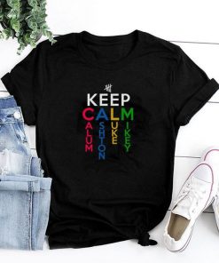 Keep CALM Calum Ashton Luke Mickey T-Shirt
