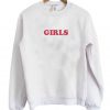 Girls Font Sweatshirt